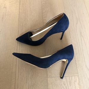 Massimo Dutti Suede High Heel Shoes